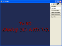 Tcl3D Presentation Window